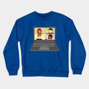 Virtual Party Crewneck Sweatshirt